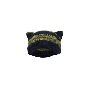 1392 Vintage Beanies Fox Hat Grunge Accessories Slouchy Beanies Crochet
